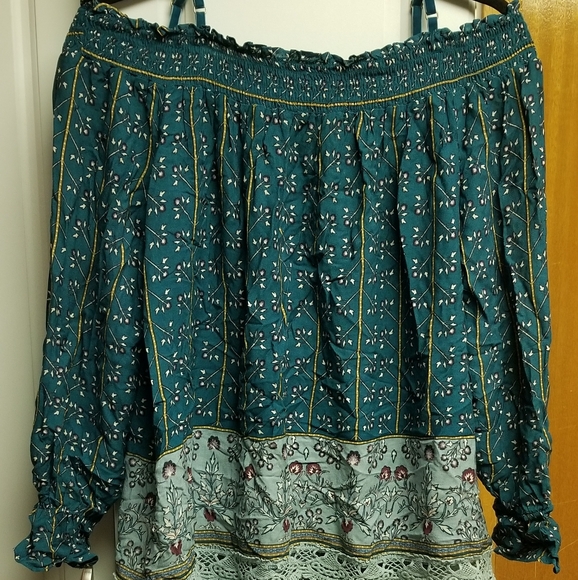 🍭Mason & Belle off shoulder print top with adjustable straps - Picture 6 of 10